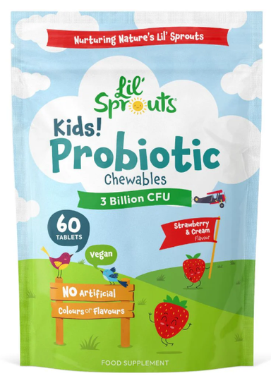 Biotics for Kids 3 Billion CFU | 60 Chewable Tablets