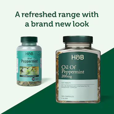 Holland & Barrett Oil of Peppermint 120 Capsules
