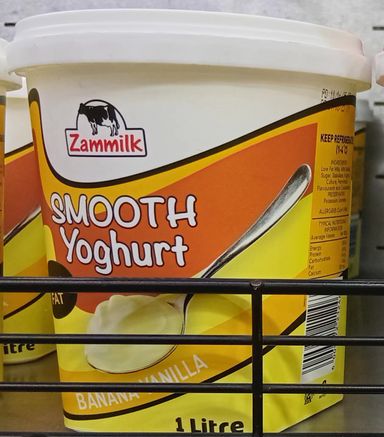Zammilk Yog. Low Fat Smooth Banana 1lt