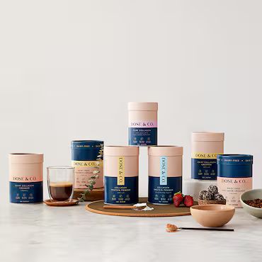 Dose & Co Dairy-Free Collagen Creamer Caramel 340g