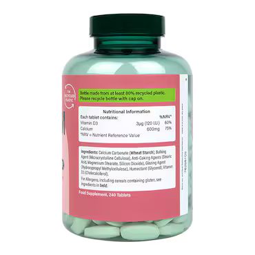 Holland & Barrett Calcium 600mg & Vit D 240 Tablets