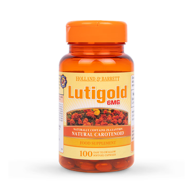 Holland & Barrett Lutigold Lutein 100 Capsules 6mg