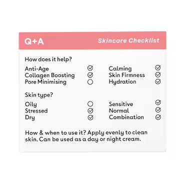 Q+A Collagen Face Cream 50g