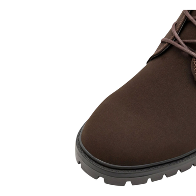 Bottines à lacets - Marron 
