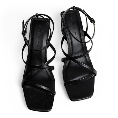Sandales Crossover Straps - Noir