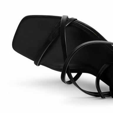 Sandales Crossover Straps - Noir