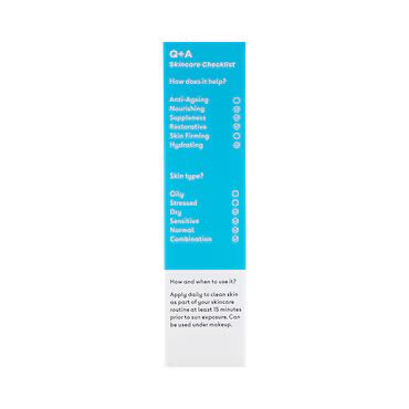 Q+A Peptide SPF50 Anti-Ageing Daily Facial Sunscreen 50ml