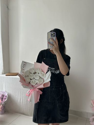9 Stalk Soap Rose Bouquet  