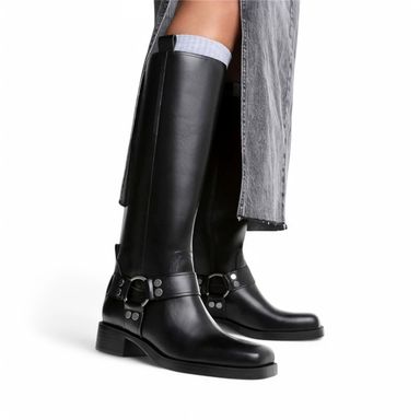 Bottes à plateau - Noir - Stradivarius