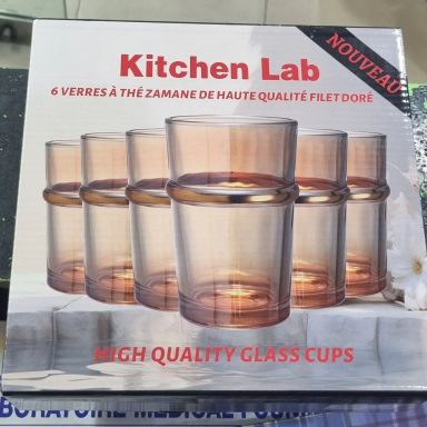 Verres à Thé Artisanaux Kitchen Lab - كؤوس الشاي بلمسة تقليدية من كيتشن لاب