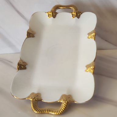 Assiette COOKMAN Plaque Or Main 37cm - صحن COOKMAN بلون ذهبي 37cm