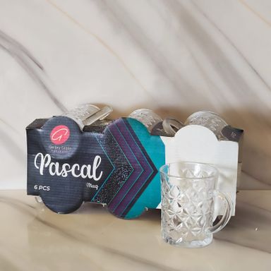 Tasses en Verre PASCAL 6p - أكواب زجاجية بيسكال 6 قطع