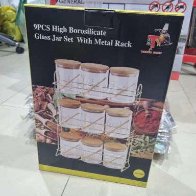 Tasser Chef 9 Pots à Épices - ججات توابل تيسر شيف 9 قطع