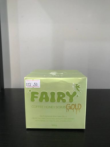 Fairy coffee honey scrub gold