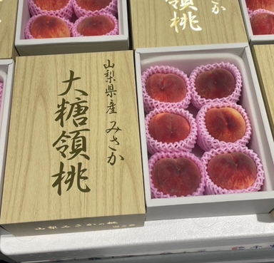 (BEST PEACH) Daitōryō Premium 大糖領化粧箱桃 Peaches 2kgBOX 6玉