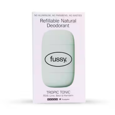 Fussy Refillable Natural Deodorant Coconut Milk Starter Pack