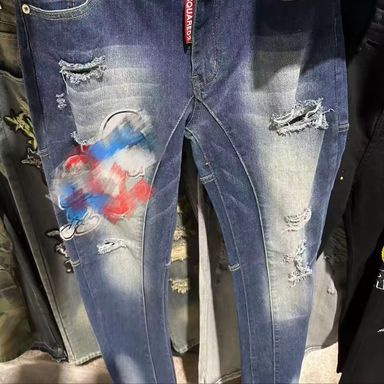 New Catalog Trendy Spring Summer 2025 Y2k Clothing Denim Amirys Jeans Pants for Men Vintage Jeans Men Custom Stacked Jeans