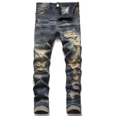 New Catalog Trendy Spring Summer 2025 Y2k Clothing Denim Amirys Jeans Pants for Men Vintage Jeans Men Custom Stacked Jeans