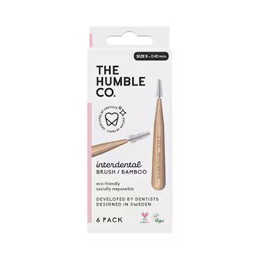 Humble Bamboo Interdental Brush Size 0 Pink 6 Pack