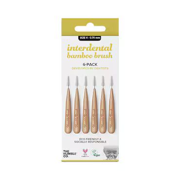 Humble Bamboo Interdental Brush Size 0 Pink 6 Pack