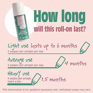 Salt of the Earth - Melon & Cucumber Natural Deodorant Roll-on 75ml