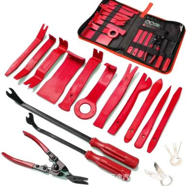 19PCS Car Stereo and Dashboard Trim Removal Toolkit in Nylon Bag (10007605)