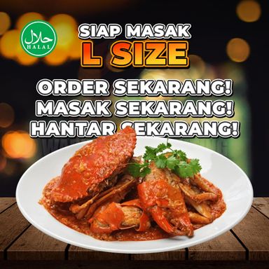 [L Size] Ketam Nipah Indonesia 300g-399g - Klang Valley ONLY
