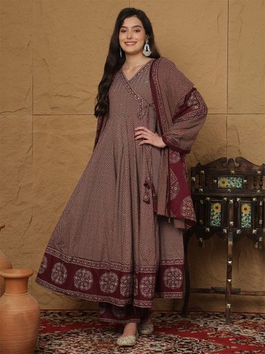 Anarkali Kurta Bottom With Dupatta