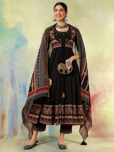 Anarkali Kurta Bottom With Dupatta