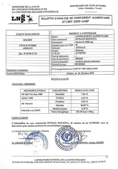  ROCENTA SANTÉ Subventionné VIE Foundation 