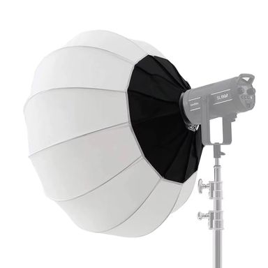 Factory Supplier 65cm plastic Softbox Soft Light Modifier Foldable Portable Ball Shape Lantern Softbox for Strobe Flash Light