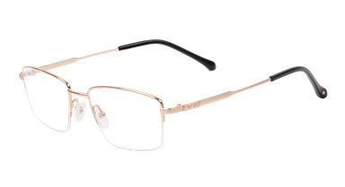 SUNFIRE |ST-9237 |Half Rim |Metal |GOLD-Metal |52-18-140