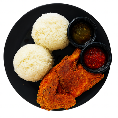 Nasi Katok - Ayam Spring