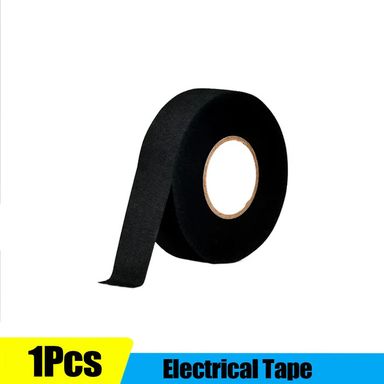 1Pc Electrical Tape Heat Resistant Harness Tape Adhesive Cloth Tape Waterproof Tape Insulating Automotive Fabric Cloth Tape (10007612)