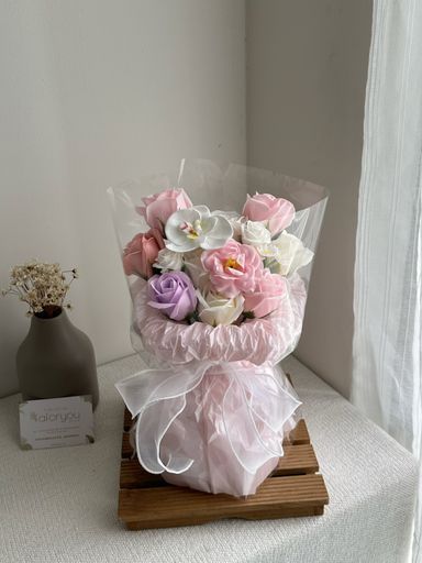 Soap Flower Mixed Bouquet (Rose)