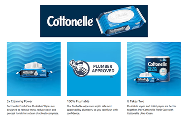 Cottonelle Fresh Feel Flushable Wet Wipes