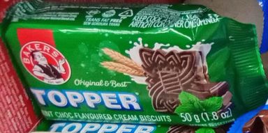 Bakers Bisc. Topper Mint Choc. Cr. 50gr