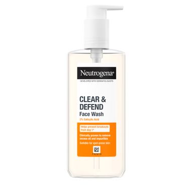 للتحكم بحبوب التوتر غسول للوجه NEUTROGENA 2% SALICYLIC ACID