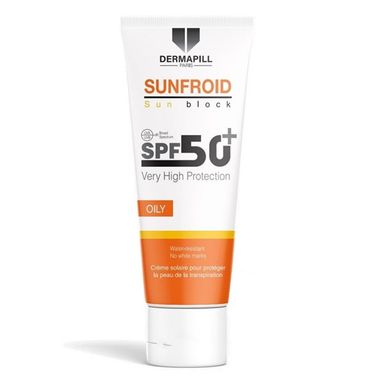واقي شمس كيميائي ديرمابل DERMAPILL SUNFROID SUNBLOCK OILY SKIN	