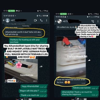 AUTO INFLATABLE MATTRESS WITH BUILT-IN BATTERY PUMP  (INSTOCK)