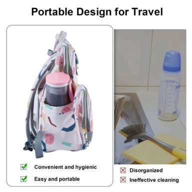 6-in-1 TRAVEL ESSENTIAL BRUSHES (INSTOCK)