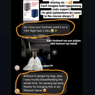 INFLATABLE FOOTREST (INSTOCK)