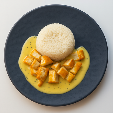 Chicken Katsu Rice - with Buttermilk Sauce
