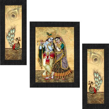 RADHA KRISHNA WALL FRAME 3IN1