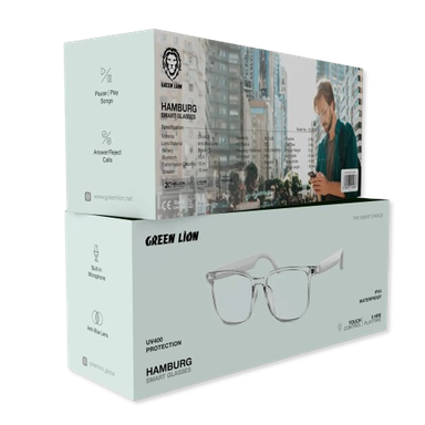 Green Lion Hamburg Smart Glasses - White