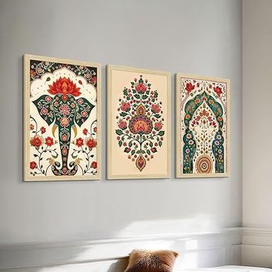 MADHUBANI WALL FRAME 3IN1