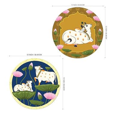 COW WALL PAINTING WALL ART 2IN1
