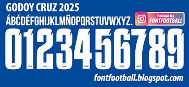 Font Vector Godoy Cruz 2025 kit