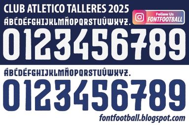 Font Vector Atlético Talleres 2025 kit