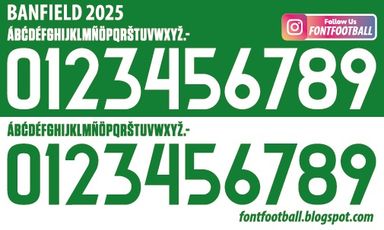 Font Vector Banfield 2025 kit